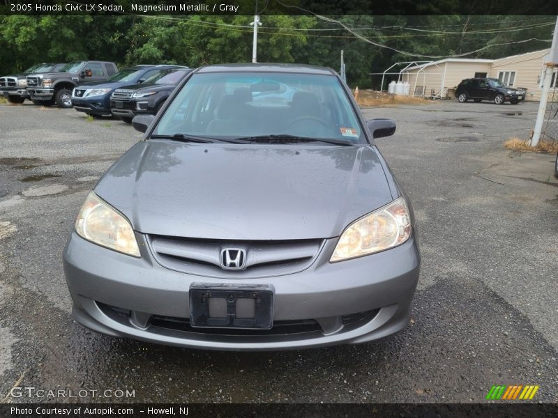 Magnesium Metallic / Gray 2005 Honda Civic LX Sedan