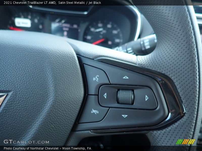 Satin Steel Metallic / Jet Black 2021 Chevrolet TrailBlazer LT AWD