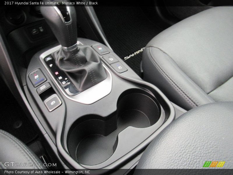Monaco White / Black 2017 Hyundai Santa Fe Ultimate