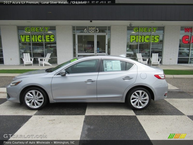 Lunar Silver Metallic / Graystone 2017 Acura ILX Premium