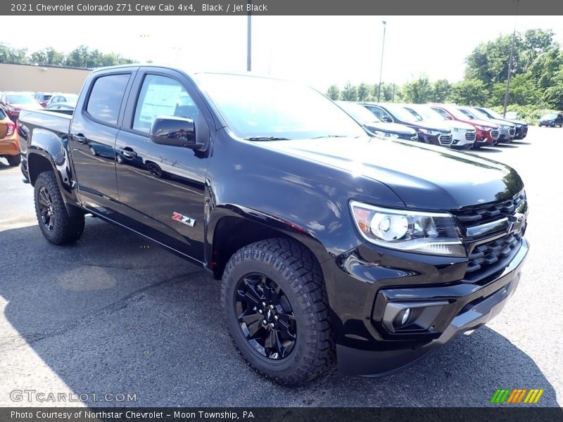 Black / Jet Black 2021 Chevrolet Colorado Z71 Crew Cab 4x4