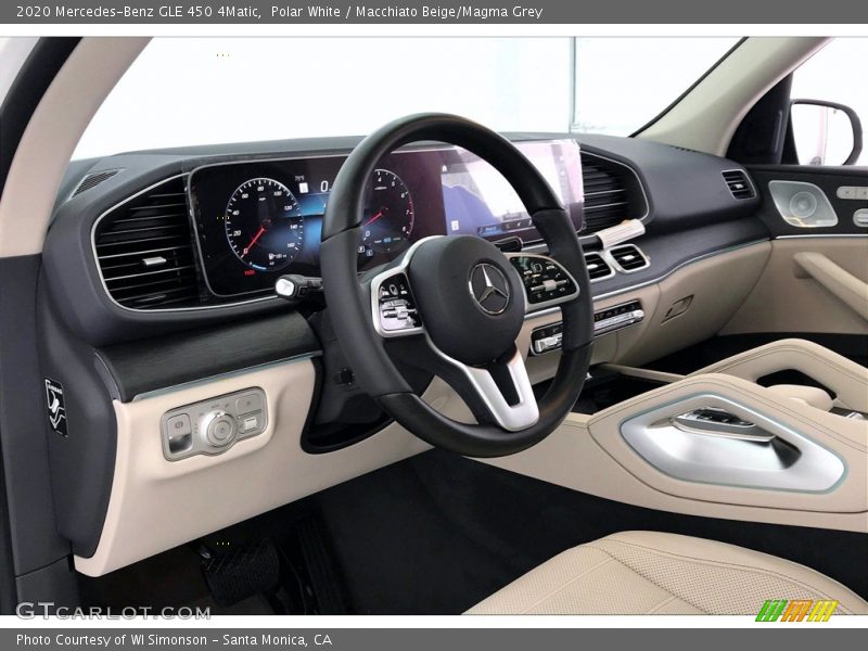 Polar White / Macchiato Beige/Magma Grey 2020 Mercedes-Benz GLE 450 4Matic