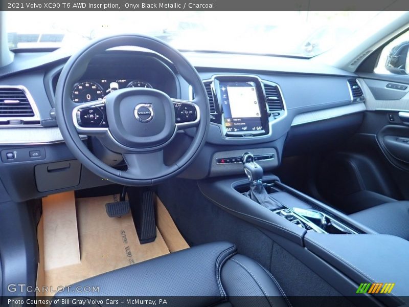  2021 XC90 T6 AWD Inscription Charcoal Interior