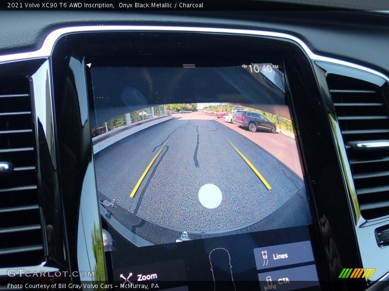 Onyx Black Metallic / Charcoal 2021 Volvo XC90 T6 AWD Inscription