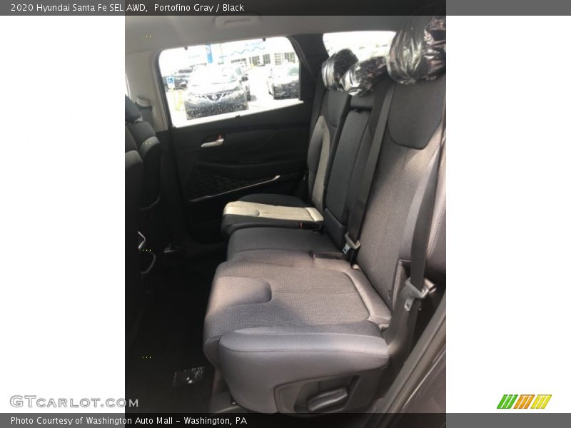 Portofino Gray / Black 2020 Hyundai Santa Fe SEL AWD