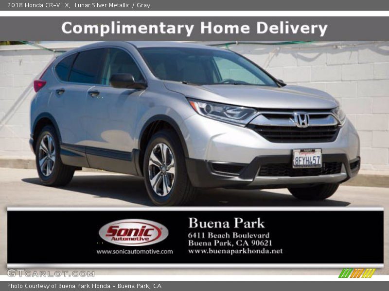Lunar Silver Metallic / Gray 2018 Honda CR-V LX