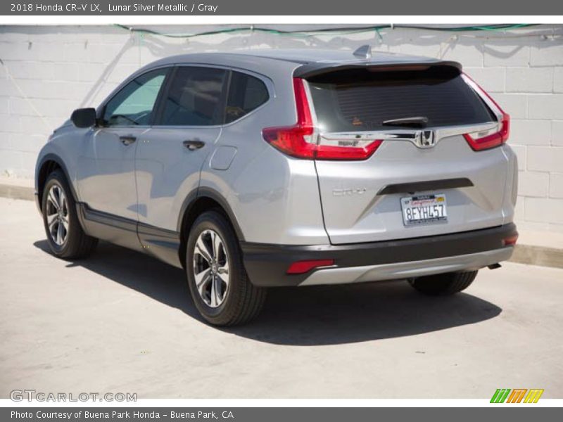 Lunar Silver Metallic / Gray 2018 Honda CR-V LX