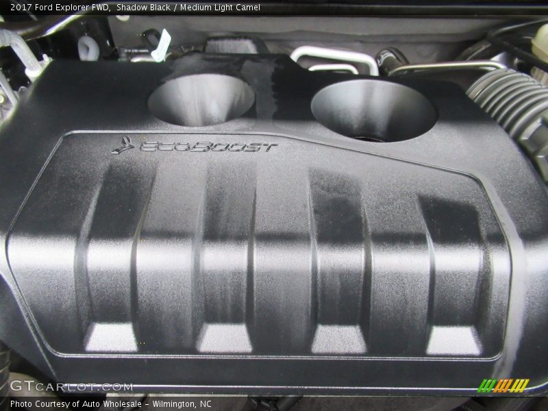 Shadow Black / Medium Light Camel 2017 Ford Explorer FWD