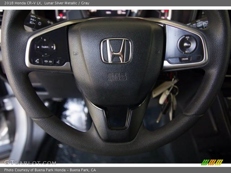 Lunar Silver Metallic / Gray 2018 Honda CR-V LX