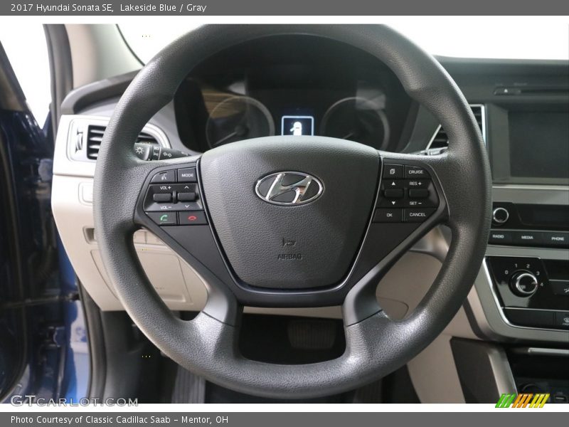Lakeside Blue / Gray 2017 Hyundai Sonata SE