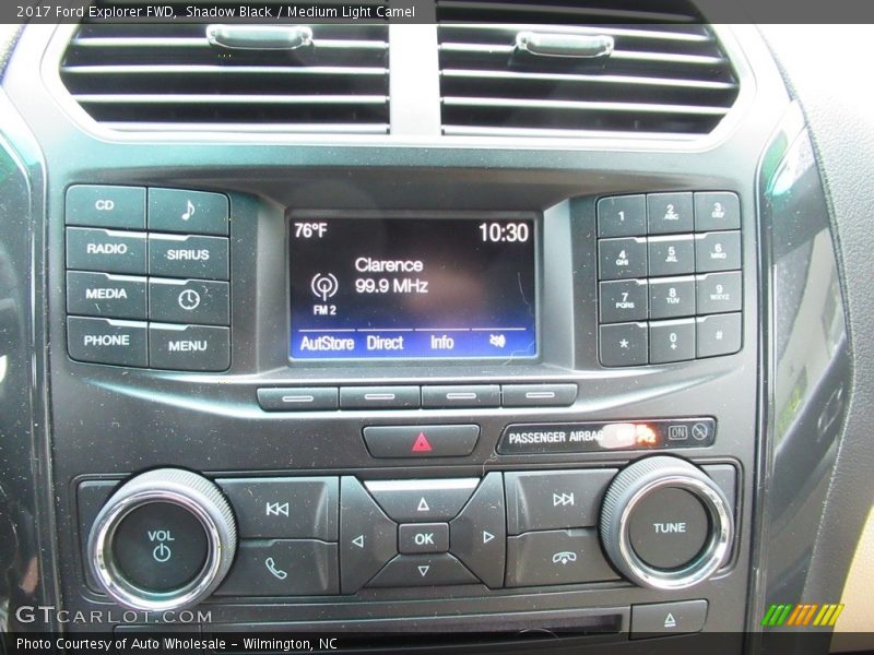 Shadow Black / Medium Light Camel 2017 Ford Explorer FWD
