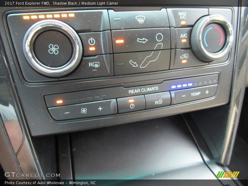 Shadow Black / Medium Light Camel 2017 Ford Explorer FWD