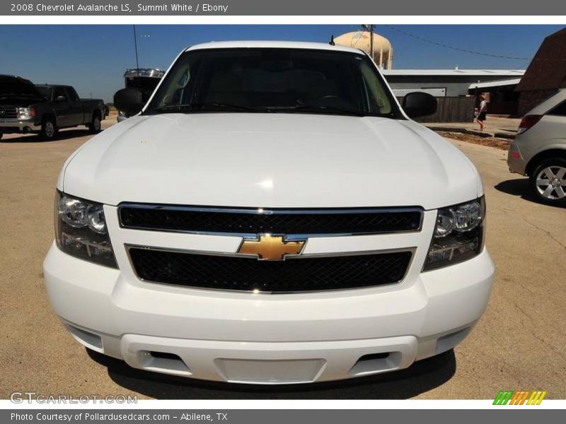 Summit White / Ebony 2008 Chevrolet Avalanche LS