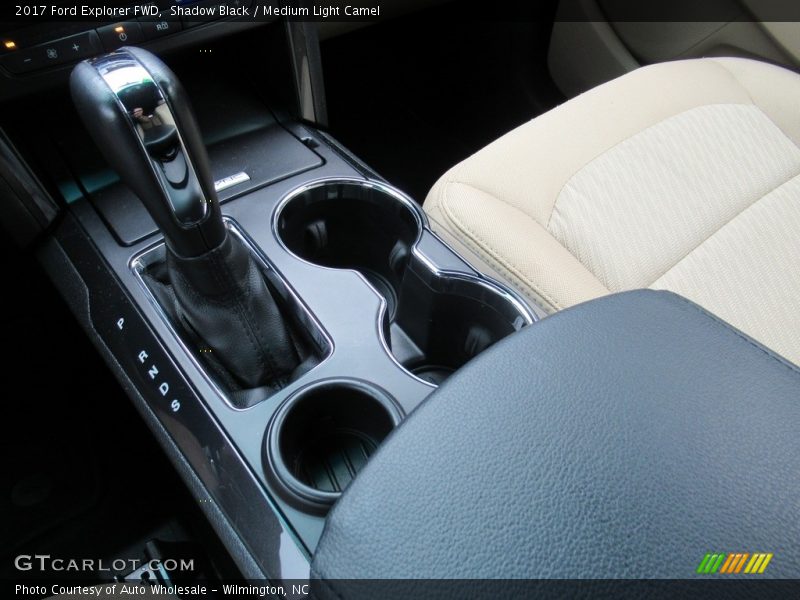 Shadow Black / Medium Light Camel 2017 Ford Explorer FWD