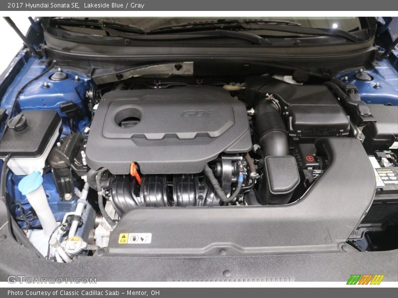 Lakeside Blue / Gray 2017 Hyundai Sonata SE