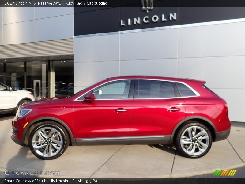  2017 MKX Reserve AWD Ruby Red
