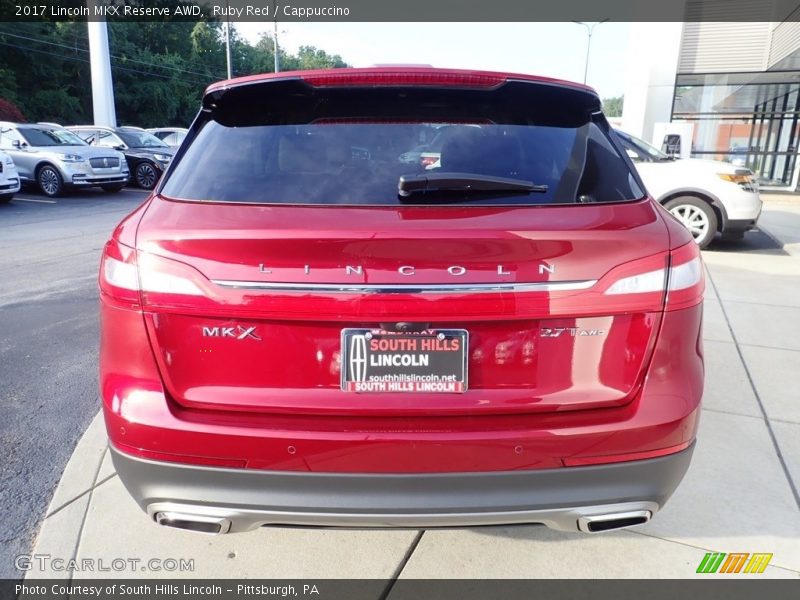 Ruby Red / Cappuccino 2017 Lincoln MKX Reserve AWD