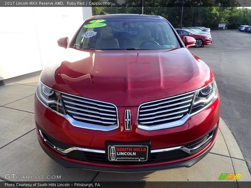 Ruby Red / Cappuccino 2017 Lincoln MKX Reserve AWD