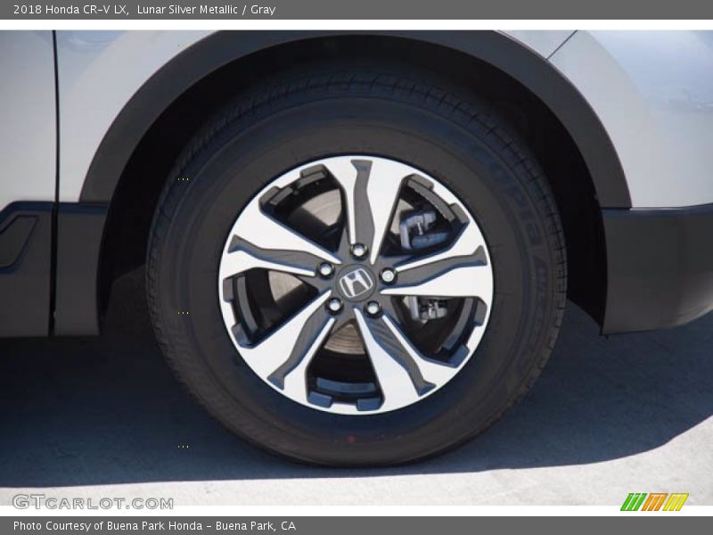Lunar Silver Metallic / Gray 2018 Honda CR-V LX
