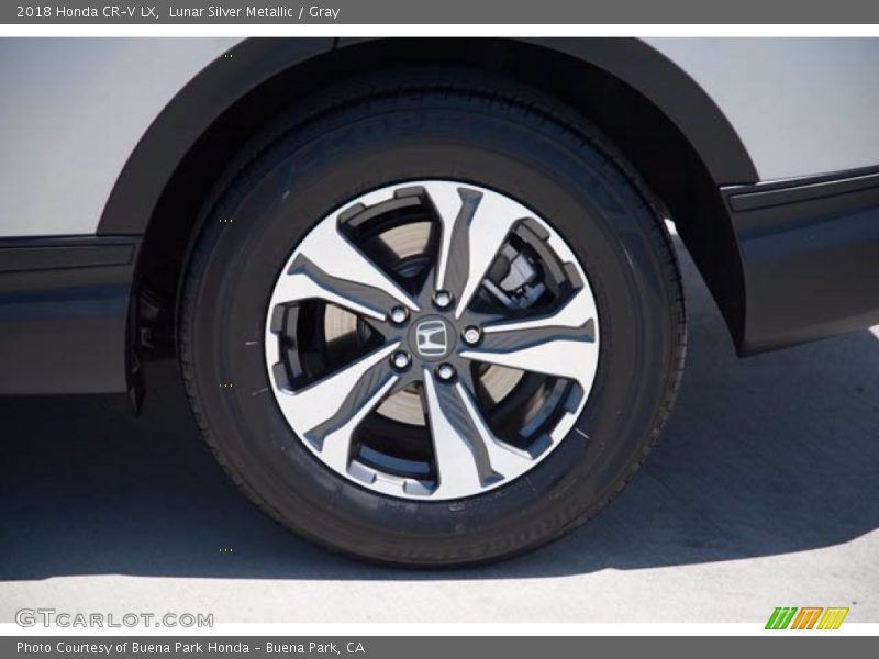 Lunar Silver Metallic / Gray 2018 Honda CR-V LX