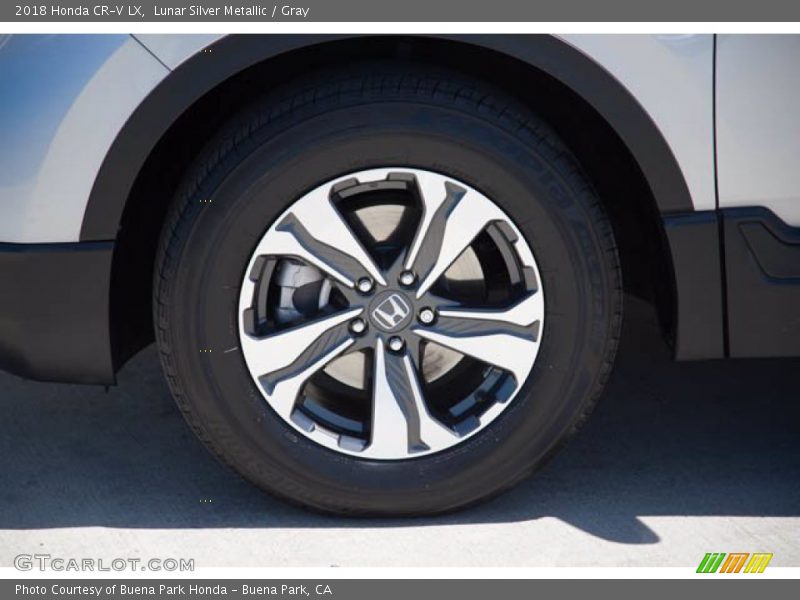 Lunar Silver Metallic / Gray 2018 Honda CR-V LX