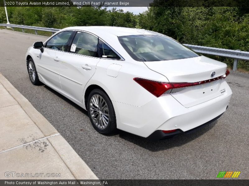 Wind Chill Pearl / Harvest Beige 2020 Toyota Avalon Hybrid Limited