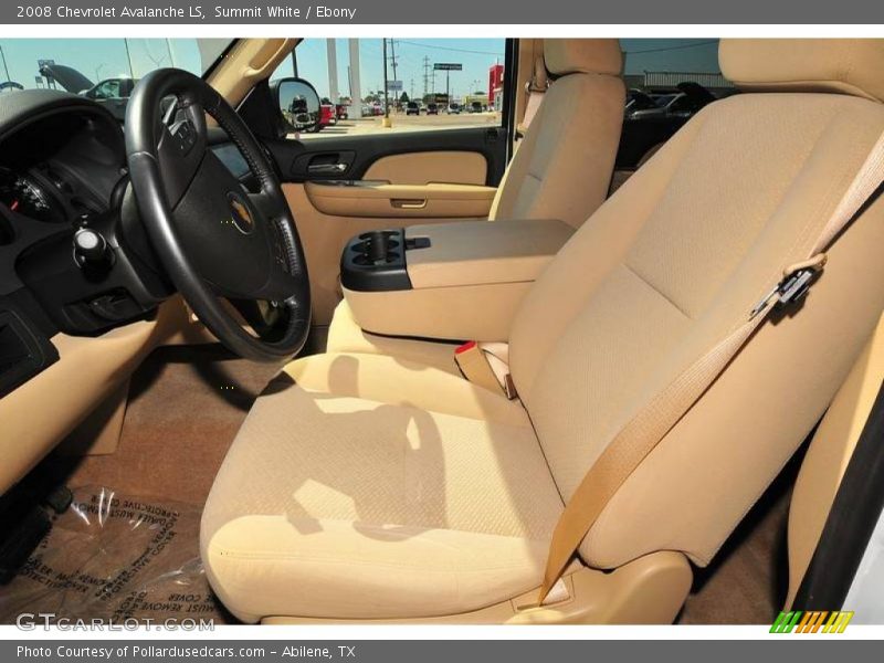Summit White / Ebony 2008 Chevrolet Avalanche LS