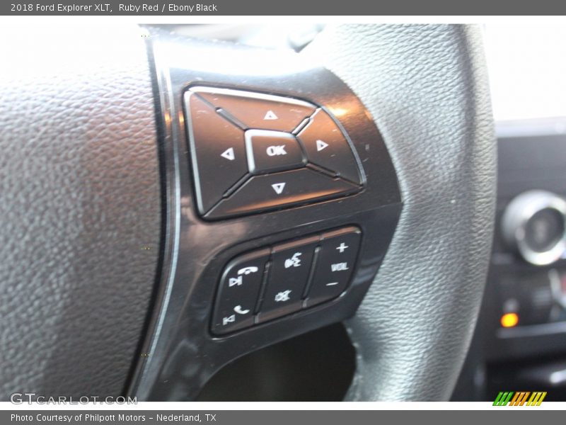 Ruby Red / Ebony Black 2018 Ford Explorer XLT