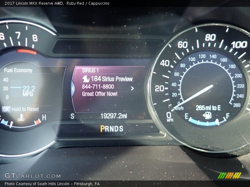Ruby Red / Cappuccino 2017 Lincoln MKX Reserve AWD