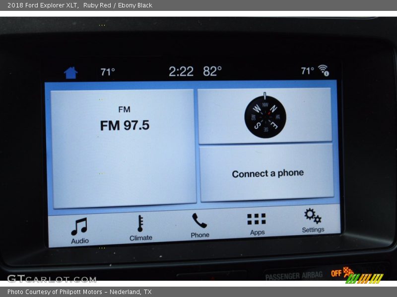 Ruby Red / Ebony Black 2018 Ford Explorer XLT