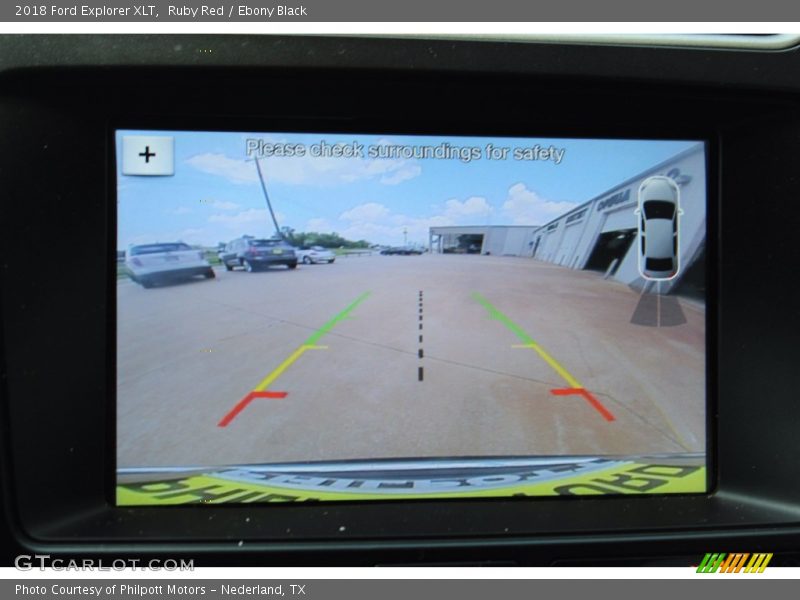 Ruby Red / Ebony Black 2018 Ford Explorer XLT