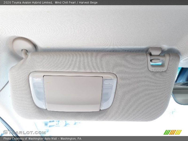Wind Chill Pearl / Harvest Beige 2020 Toyota Avalon Hybrid Limited