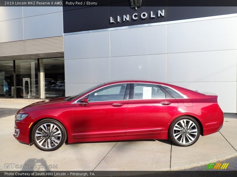  2019 MKZ Reserve II AWD Ruby Red