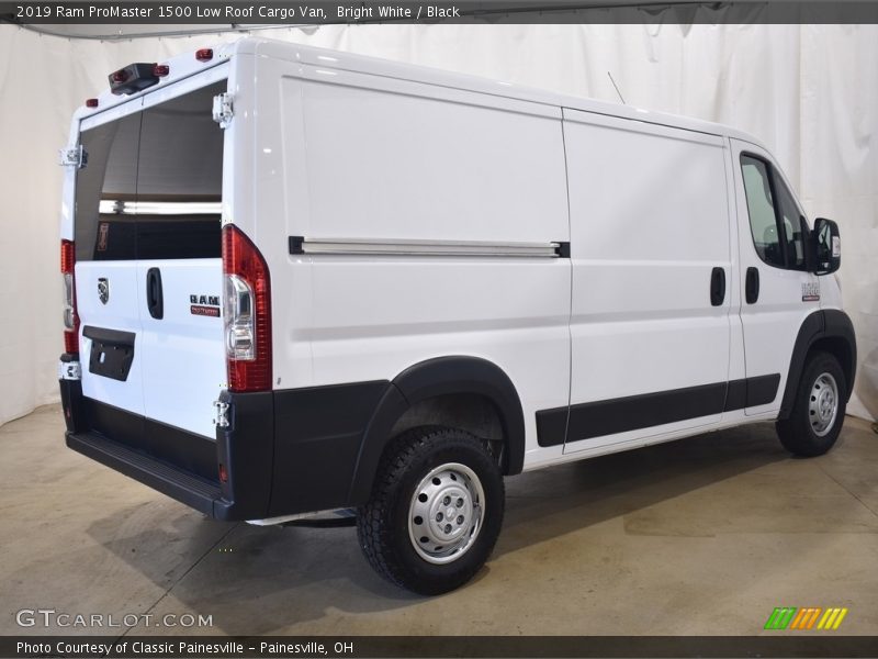 Bright White / Black 2019 Ram ProMaster 1500 Low Roof Cargo Van
