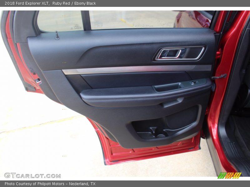 Ruby Red / Ebony Black 2018 Ford Explorer XLT