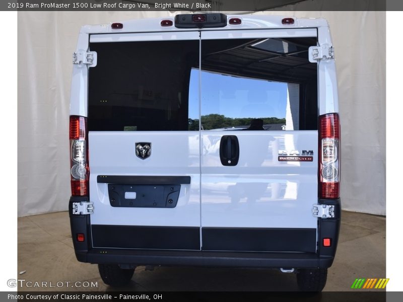 Bright White / Black 2019 Ram ProMaster 1500 Low Roof Cargo Van
