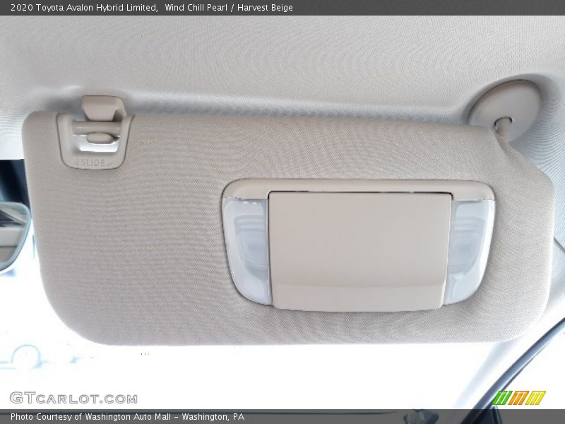 Wind Chill Pearl / Harvest Beige 2020 Toyota Avalon Hybrid Limited