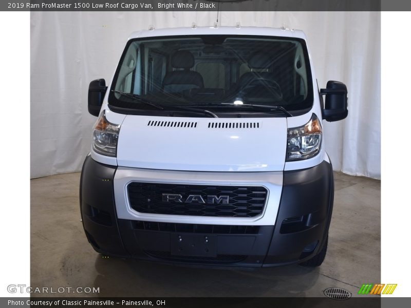 Bright White / Black 2019 Ram ProMaster 1500 Low Roof Cargo Van