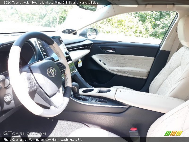 Wind Chill Pearl / Harvest Beige 2020 Toyota Avalon Hybrid Limited