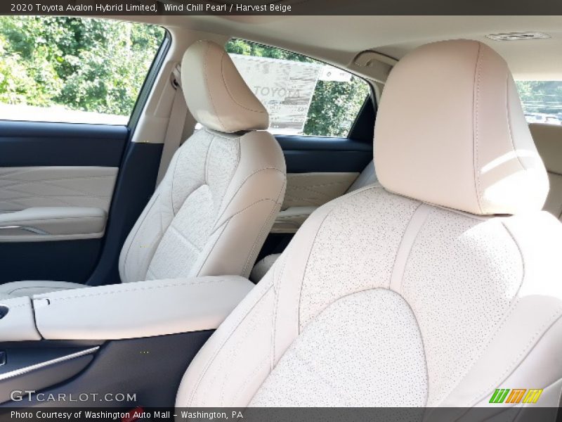 Front Seat of 2020 Avalon Hybrid Limited