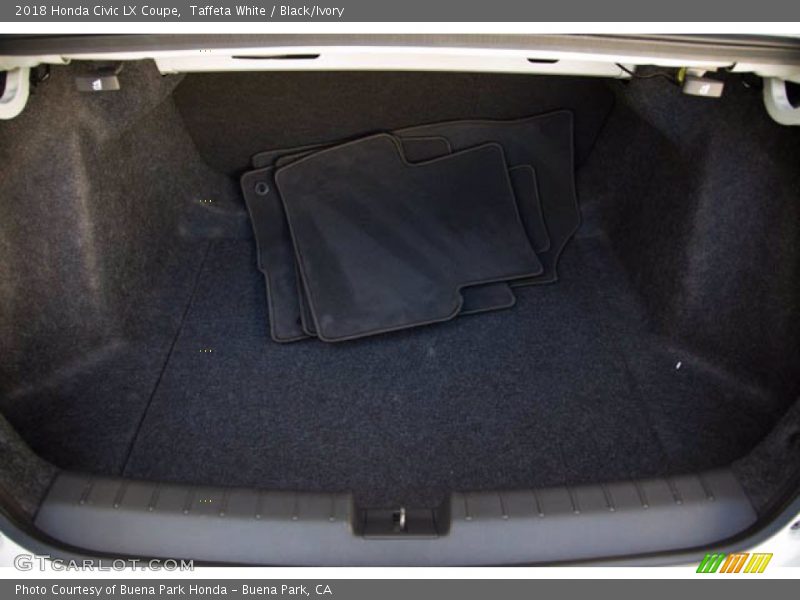 Taffeta White / Black/Ivory 2018 Honda Civic LX Coupe