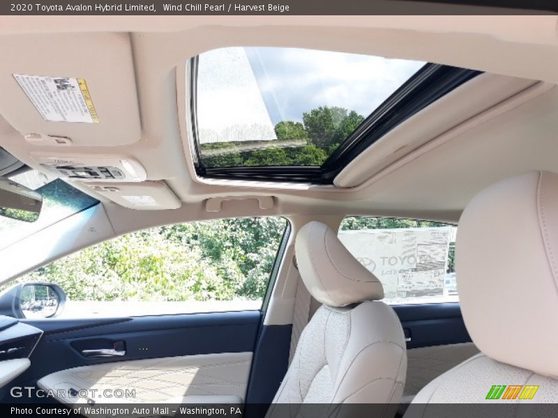 Sunroof of 2020 Avalon Hybrid Limited