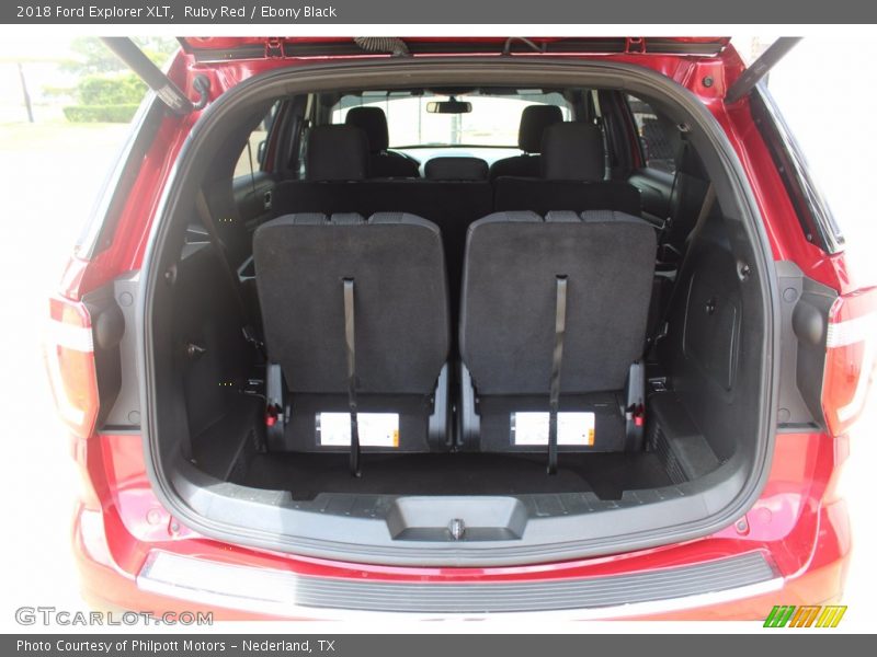 Ruby Red / Ebony Black 2018 Ford Explorer XLT