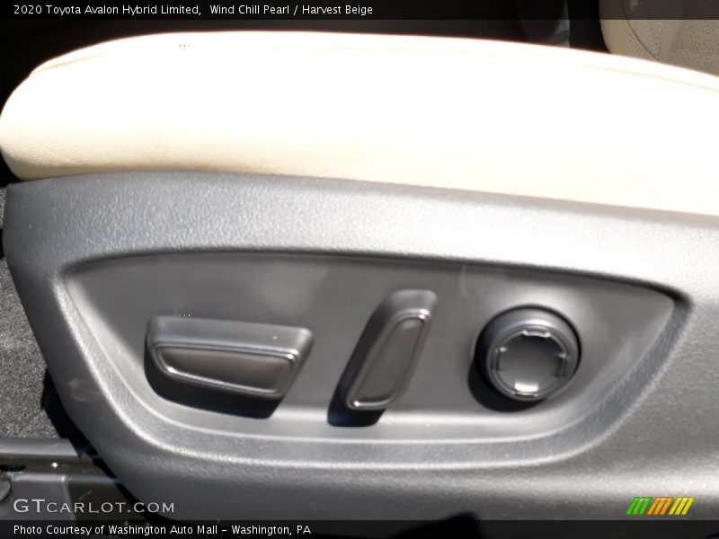 Wind Chill Pearl / Harvest Beige 2020 Toyota Avalon Hybrid Limited