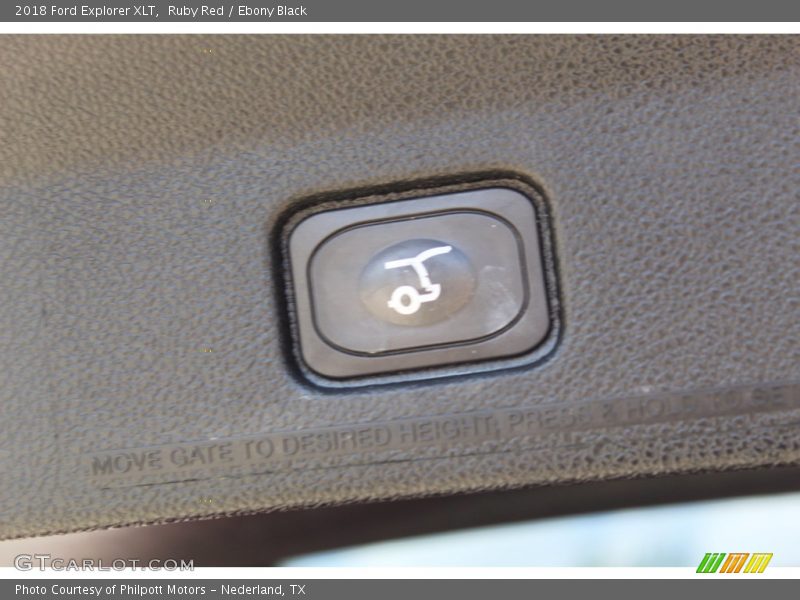 Ruby Red / Ebony Black 2018 Ford Explorer XLT