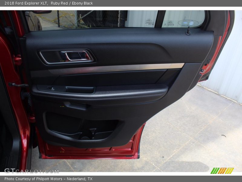 Ruby Red / Ebony Black 2018 Ford Explorer XLT