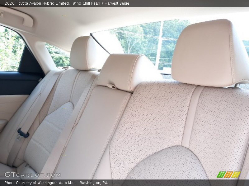 Rear Seat of 2020 Avalon Hybrid Limited