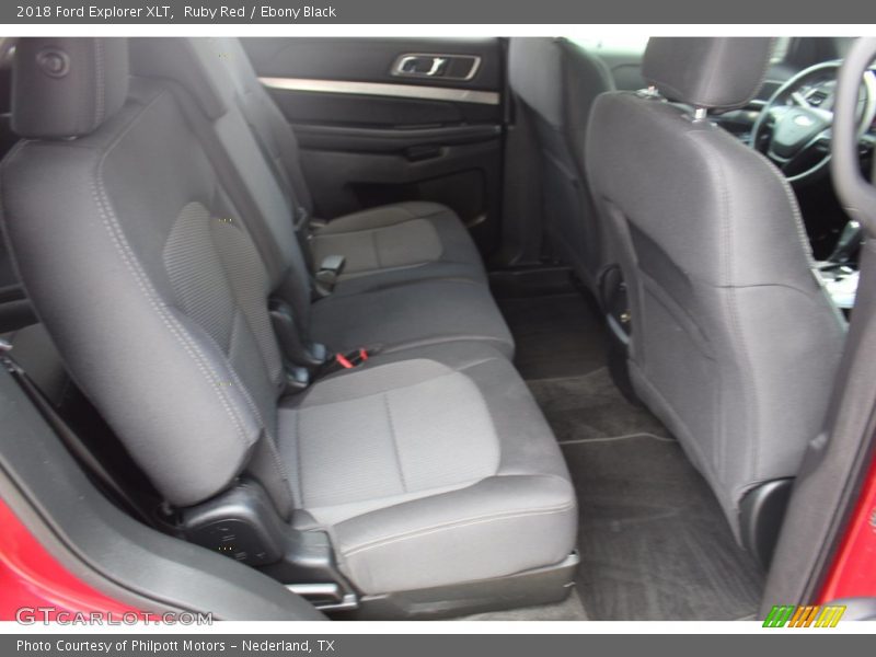 Ruby Red / Ebony Black 2018 Ford Explorer XLT