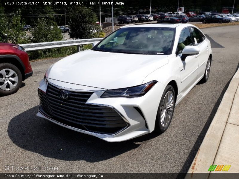 Wind Chill Pearl / Harvest Beige 2020 Toyota Avalon Hybrid Limited