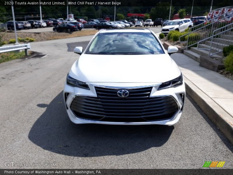 Wind Chill Pearl / Harvest Beige 2020 Toyota Avalon Hybrid Limited